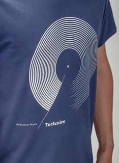 Technics T-Shirt in Blue